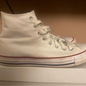 Converse Chuck Taylor All Star High Top Shoes White - Women 10 Mens 8